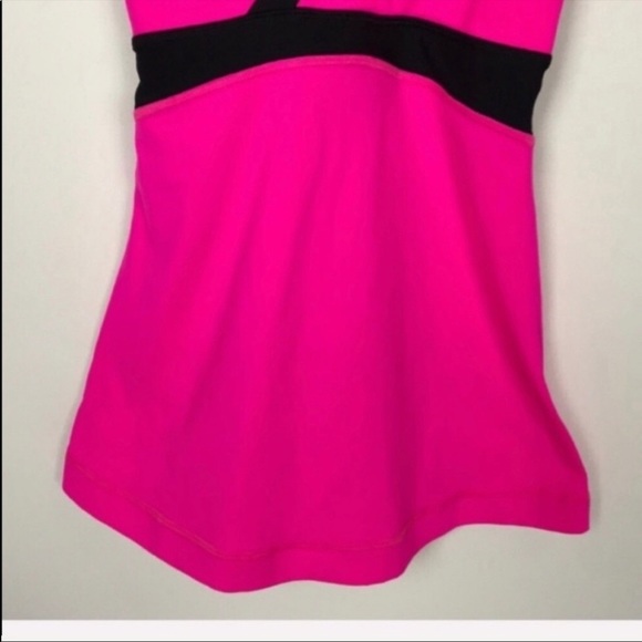 Lululemon Deep V Raspberry Athletic Tank Size 4 - Picture 4 of 9